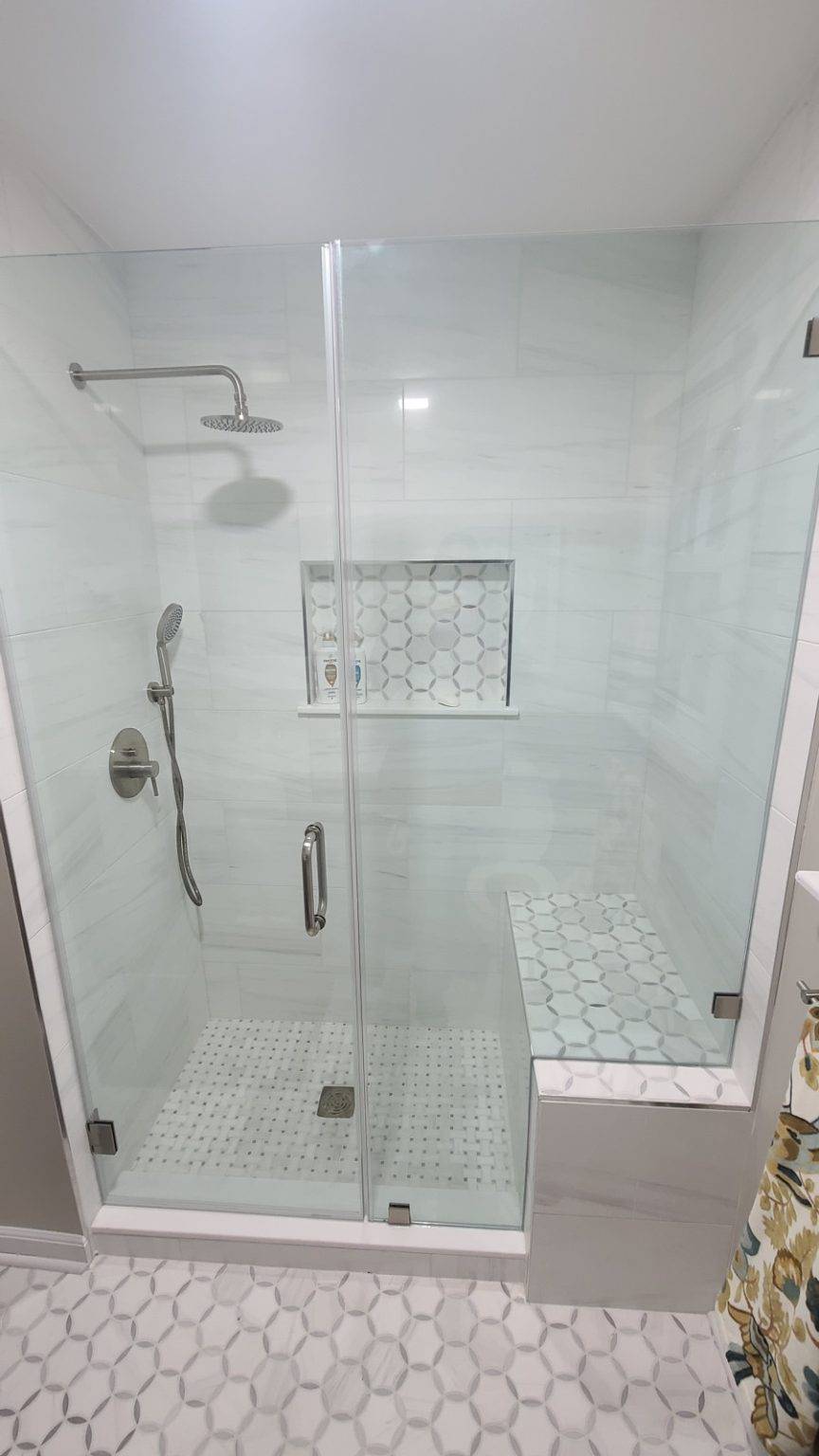 bathroom remodeler NJ - custom tile work