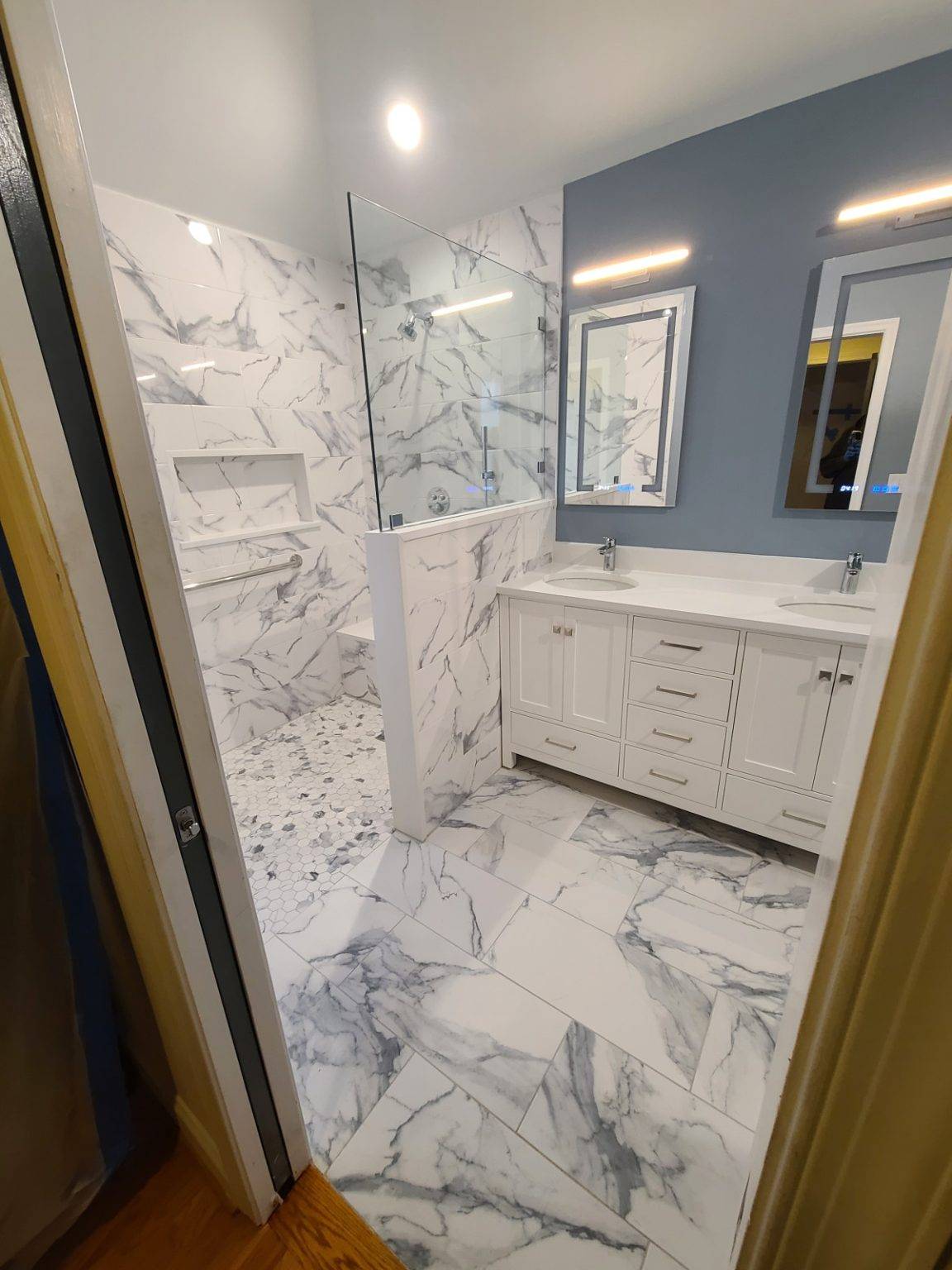 bathroom remodeling Ocean County NJ - walk-in shower